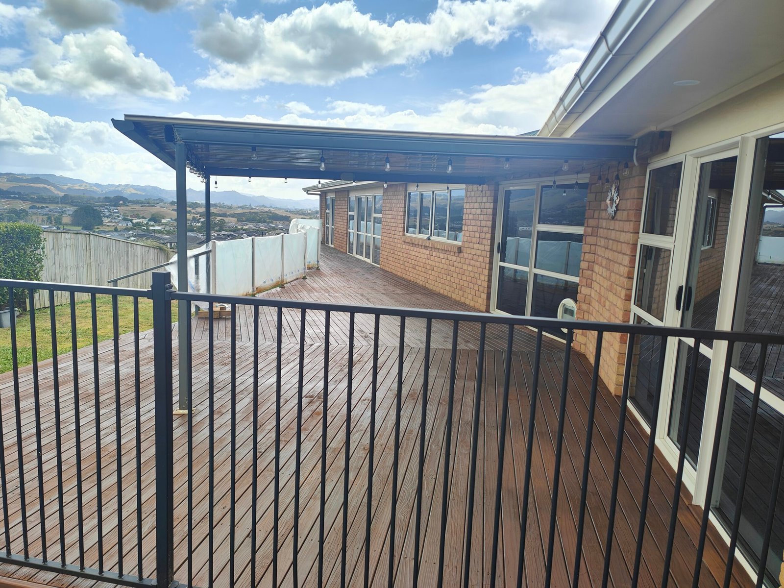 Deck Decking Stained After Waterblast Clean Restore Rejuvenate